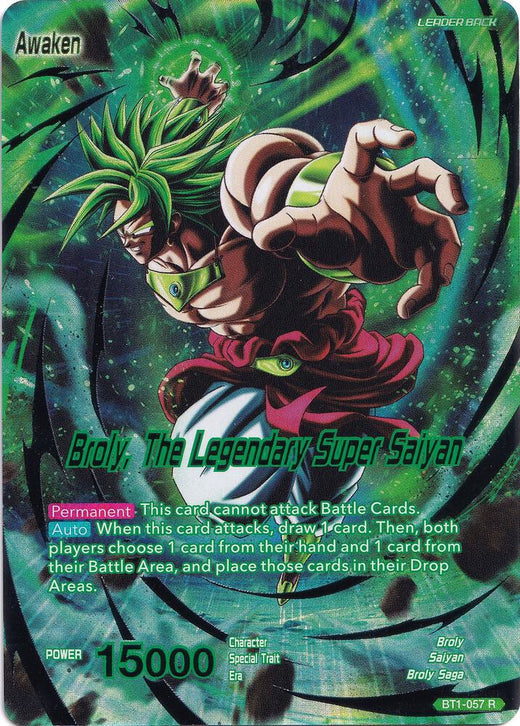 Broly // Broly, The Legendary Super Saiyan BT1-057 Rare