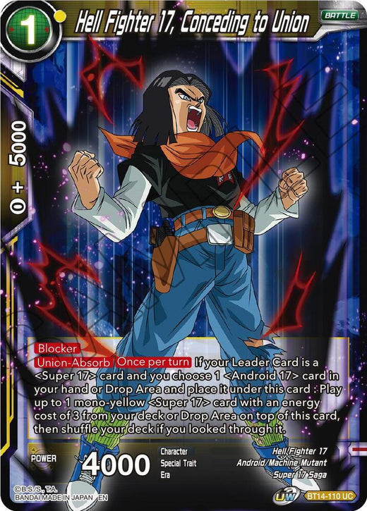 Hell Fighter 17, Conceding to Union BT14-110 Uncommon