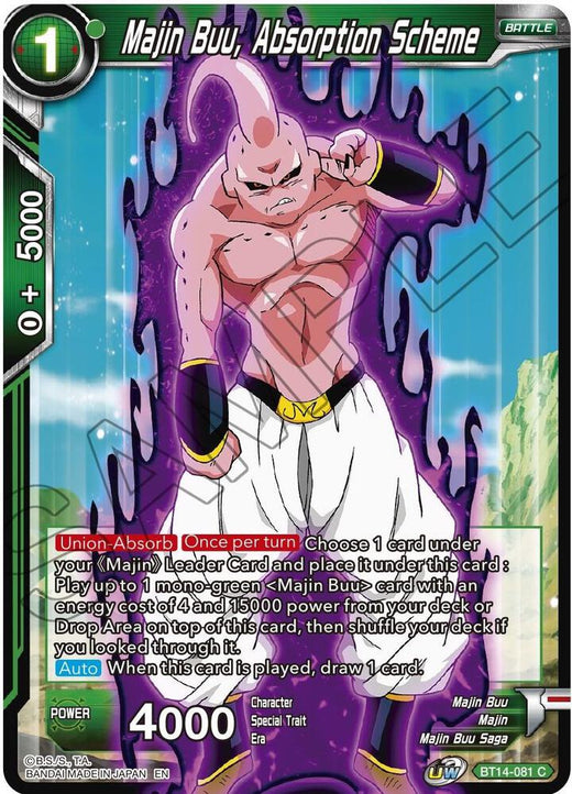 Majin Buu, Absorption Scheme BT14-081 Common