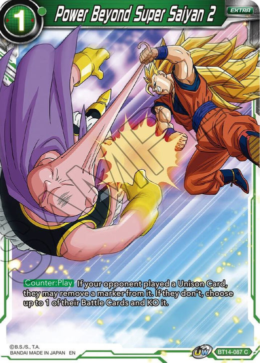 Power Beyond Super Saiyan 2 BT14-087 Common