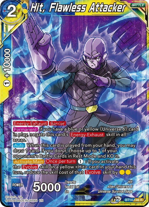 Hit, Flawless Attacker BT14-146 Rare