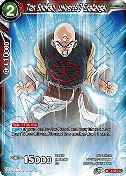 Tien Shinhan, Universe 7 Challenger BT14-010 Common