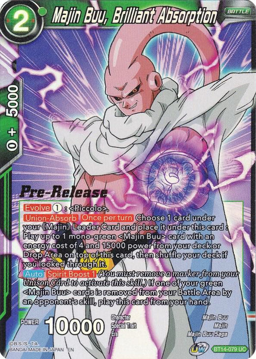 Majin Buu, Brilliant Absorption BT14-079 Uncommon