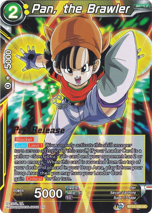 Pan, the Brawler BT14-100 Uncommon