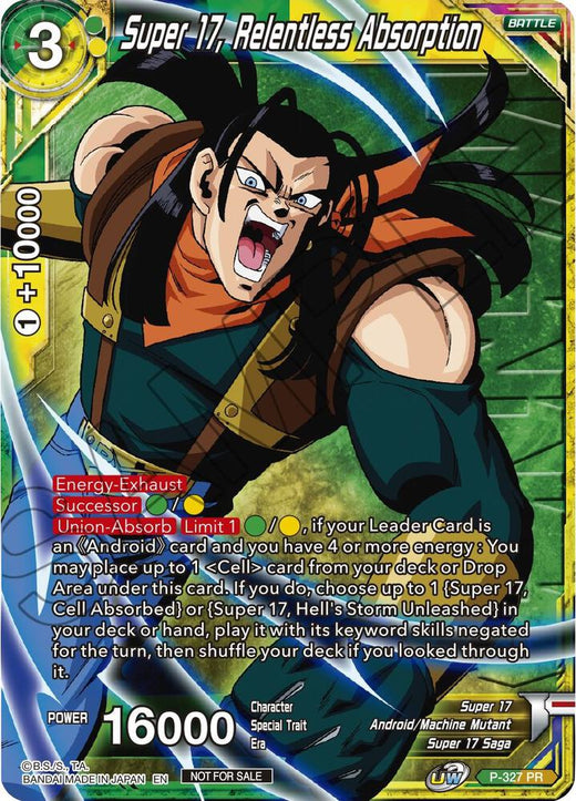 Super 17, Relentless Absorption (Winner Stamped) P-327 Promo