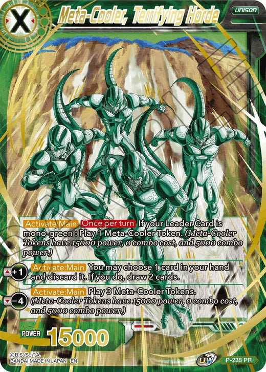 Meta-Cooler, Terrifying Horde (Alternate Art) P-238 Promo