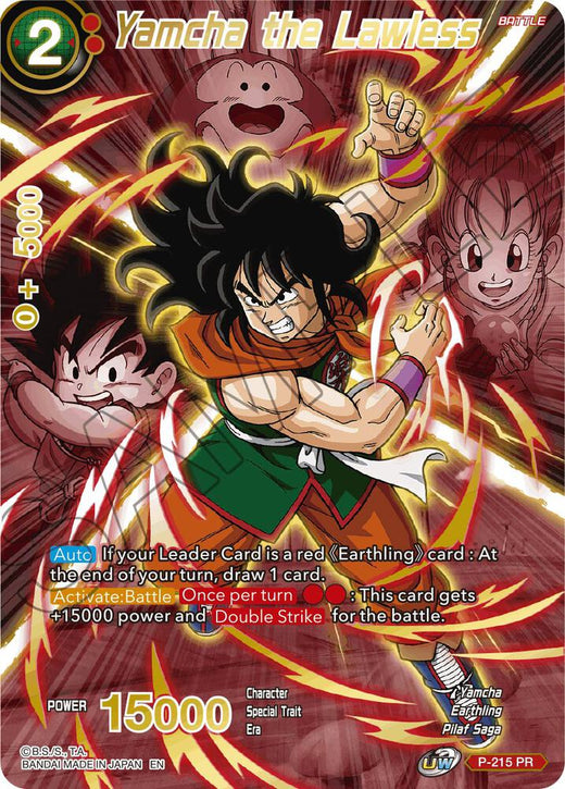 Yamcha the Lawless (Alternate Art) P-215 Promo