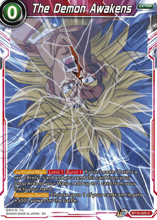 The Demon Awakens BT15-025 Common