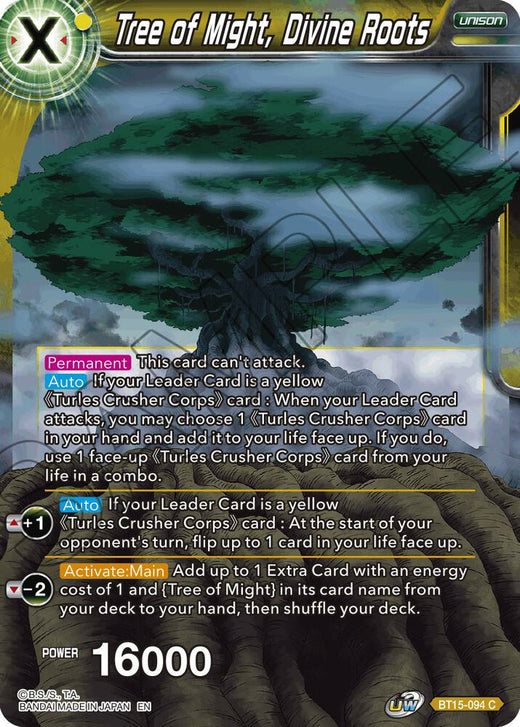 Tree of Might, Divine Roots BT15-094 Common