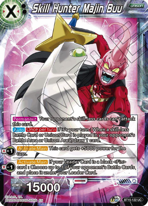 Skill Hunter Majin Buu BT15-122 Uncommon