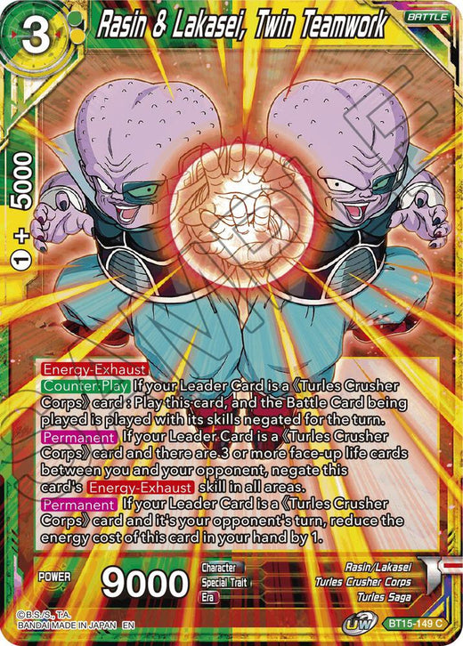 Rasin & Lakasei, Twin Teamwork BT15-149 Common