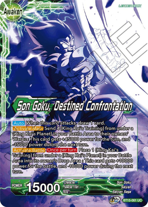 Son Goku // Son Goku, Destined Confrontation BT15-061 Uncommon