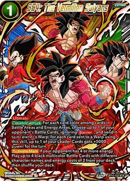 SS4: The Vermilion Saiyans BT15-152 Secret Rare Foil