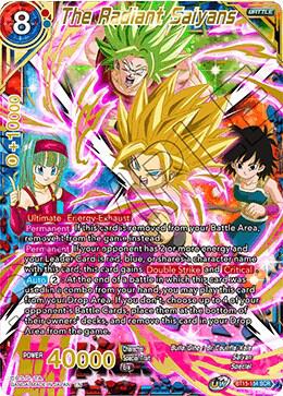The Radiant Saiyans BT15-154 Secret Rare Foil