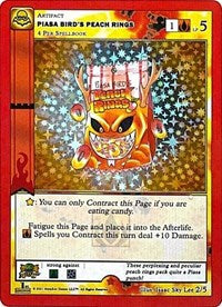Piasa Bird's Peach Rings (First Edition) | Holiday Promos | Gold | Holo | #2/5
