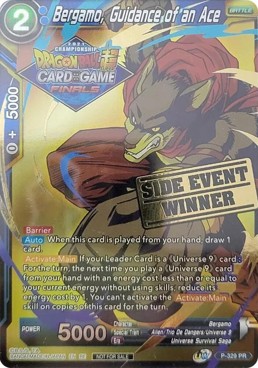 Bergamo, Guidance of an Ace (Championship 2021 Vault Set) (Side Event Winner) P-329 Promo