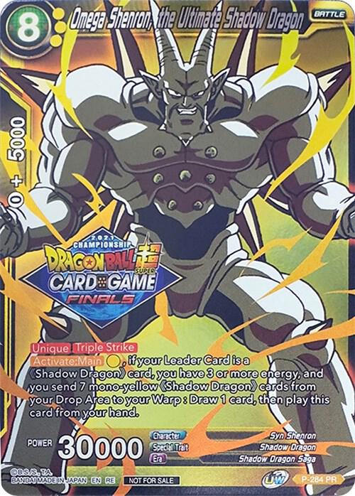 Omega Shenron, the Ultimate Shadow Dragon (2021 Tournament Pack Vault Set) P-284 Promo Foil