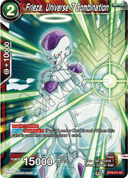 Frieza, Universe 7 Combination BT16-011 Uncommon