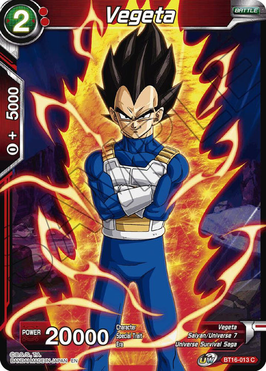 Vegeta (BT16-013) BT16-013 Common