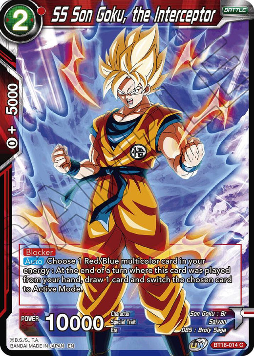 SS Son Goku, the Interceptor BT16-014 Common