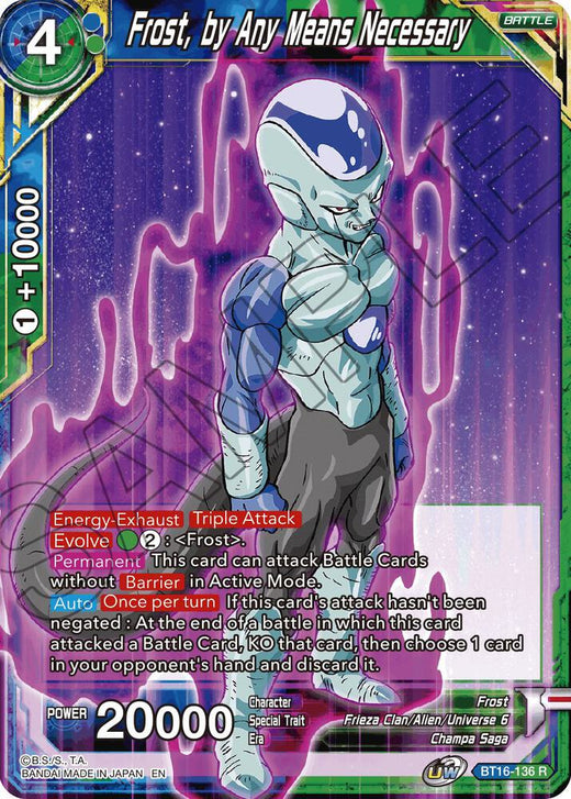 Frost, by Any Means Necessary BT16-136 Rare