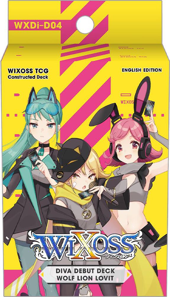 WIXOSS: Diva Debut Deck D04: WOLF LION LOVIT