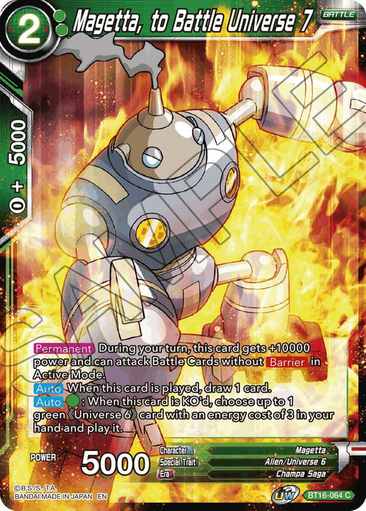 Magetta, to Battle Universe 7 BT16-064 Common