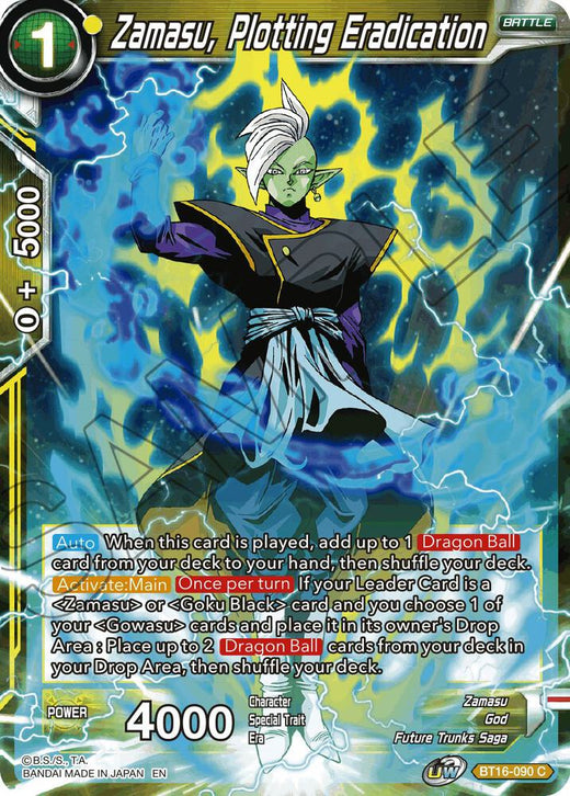 Zamasu, Plotting Eradication BT16-090 Common