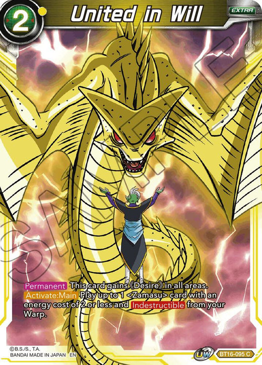 United in Will BT16-095 Common