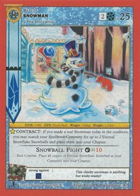 Snowman (First Edition) | Holiday Promos | Silver | Normal | #3/5