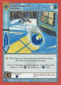 Eternal Snowflake Snowball (First Edition) | Holiday Promos | Silver | Normal | #2/5