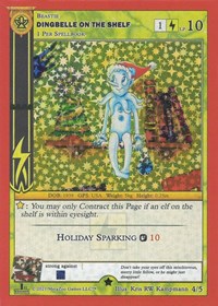 Dingbelle on the Shelf (First Edition) | Holiday Promos | Gold | Holo | #4/5