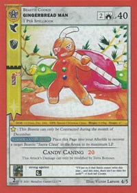 Gingerbread Man (Second Edition) | Holiday Promos | Gold | Holo | #4/5