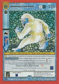 Abominable Snowman (Second Edition) | Holiday Promos | Gold | Holo | #3/5