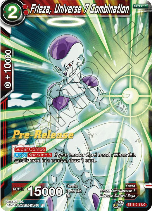 Frieza, Universe 7 Combination BT16-011 Uncommon