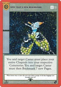 New Year's New Beginnings (Second Edition) | Holiday Promos | Gold | Holo