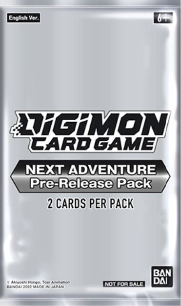 Digimon Card Game: Next Adventure Pre-Release Cards