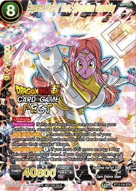 Supreme Kai of Time, Spacetime Unraveler (Card Game Fest 2022) BT12-154 Promo Foil
