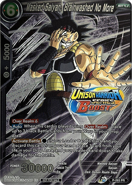 Masked Saiyan, Brainwashed No More (Event Pack 08) (Alternate Foil) P-263 Promo