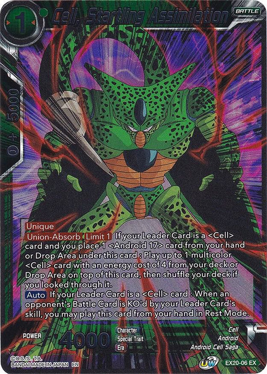 Cell, Startling Assimilation EX20-06 Expansion Rare Foil