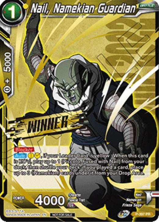 Nail, Namekian Guardian (Winner Stamped) (Championship Pack 2022 Vol.1) P-397 Promo Foil