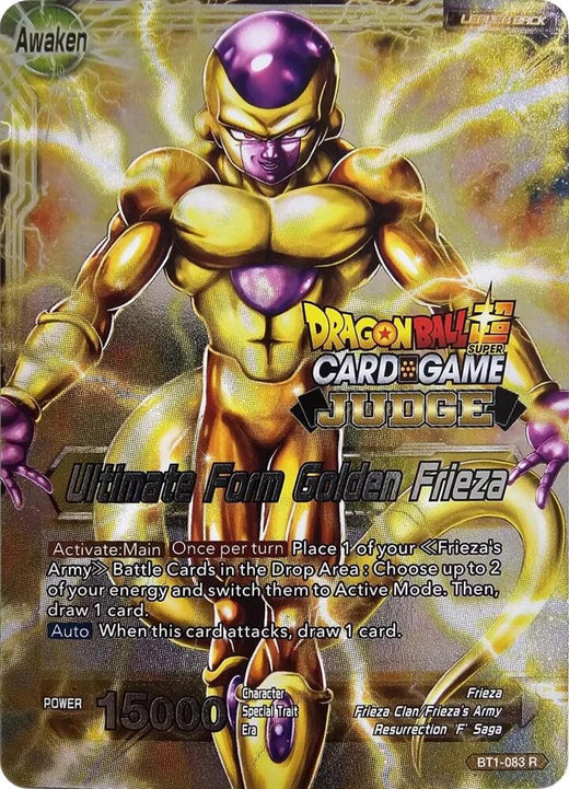 Frieza // Ultimate Form Golden Frieza (Judge Pack Vol.11) BT1-083 Promo Foil