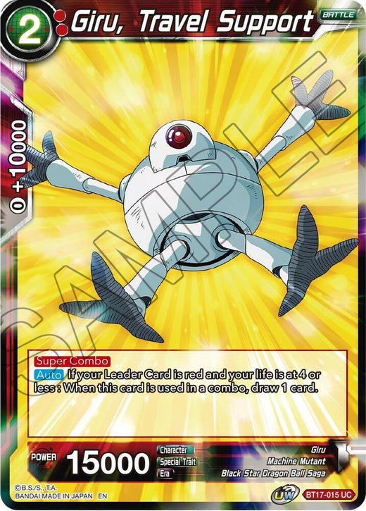 Giru, Travel Support BT17-015 Uncommon