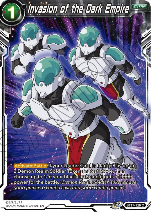 Invasion of the Dark Empire BT17-129 Common