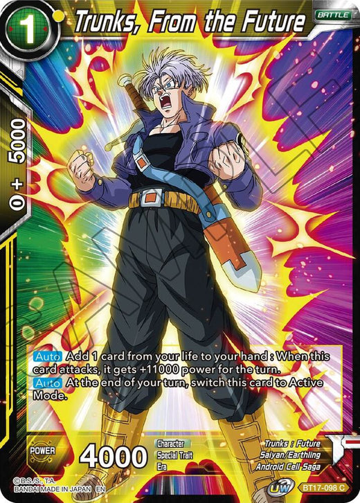 Trunks, From the Future BT17-098 Common