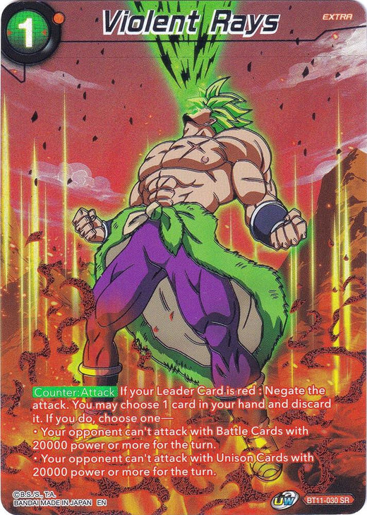 Violent Rays BT11-030 Promo Foil