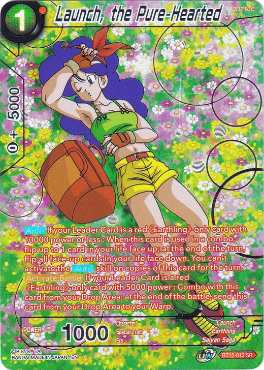 Launch, the Pure-Hearted BT12-013 Promo Foil