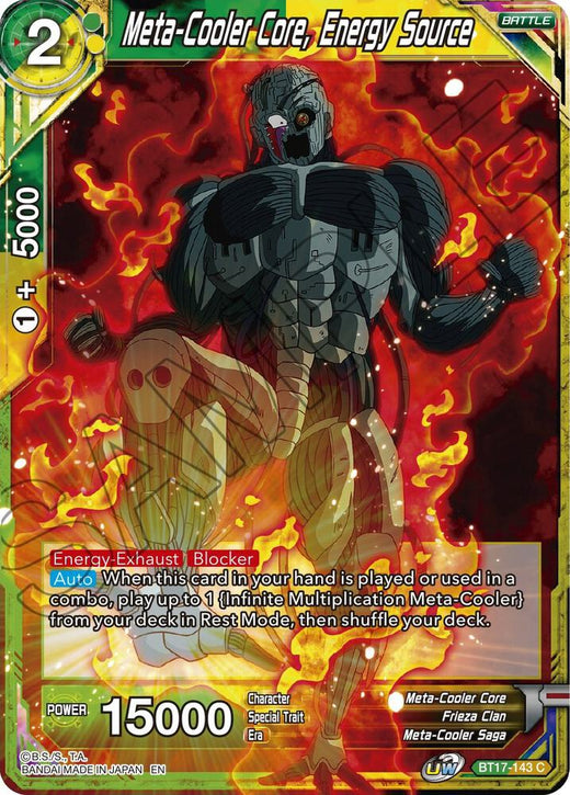 Meta-Cooler Core, Energy Source BT17-143 Common
