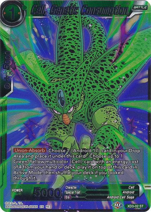 Cell, Genetic Consumption XD3-02 Starter Rare Foil