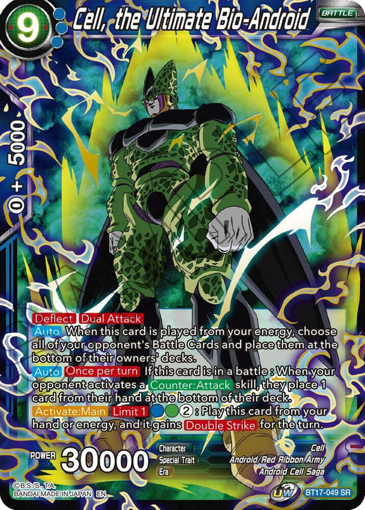 Cell, the Ultimate Bio-Android BT17-049 Super Rare Foil